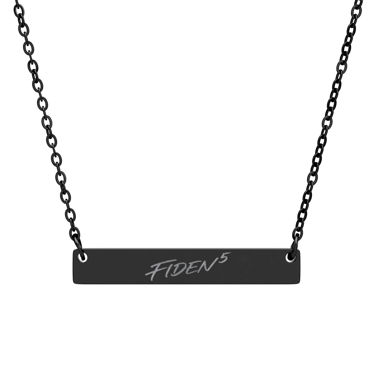 Horizontal Bar Necklace (Engraving)